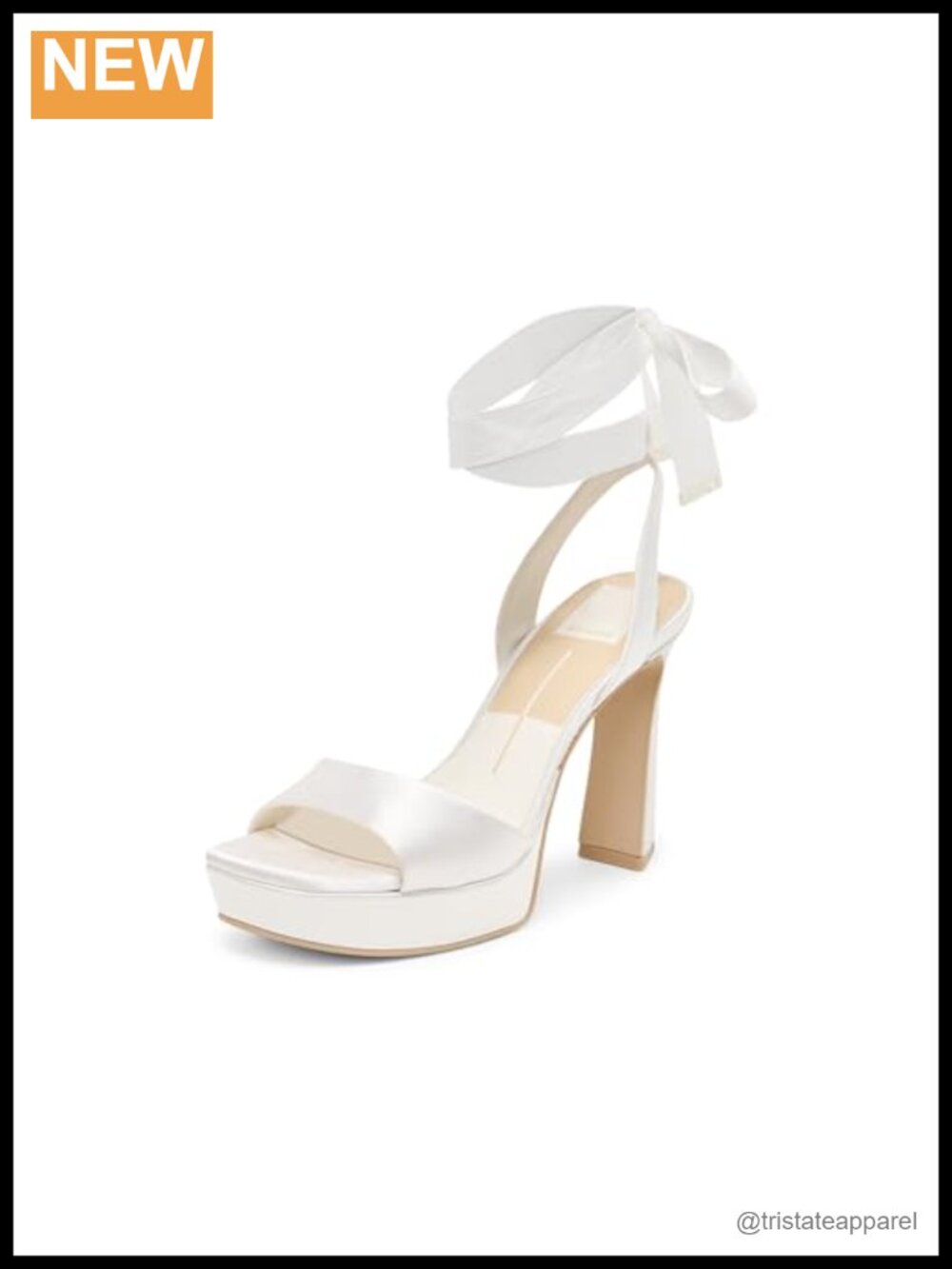 SATIN Lace Up Platform Heel Ankle Strap Open Toe Dressy Sandals